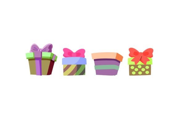A Christmas Gift Vector for Graphics and Illustrations That Tell a Story
