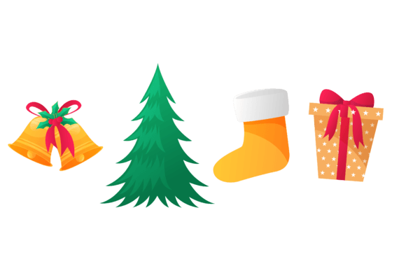 A Festive Asset for Holiday Graphics and Illustrations