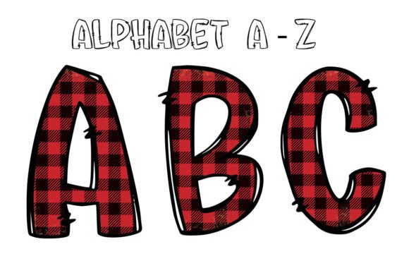 A Festive Doodle Alphabet for Brand Graphics and Illustrations