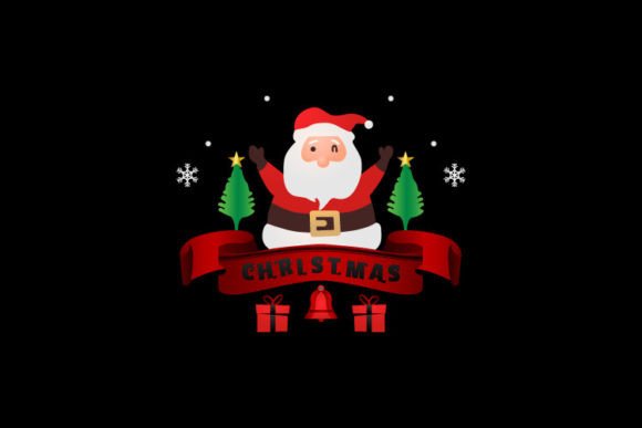 A Polished Christmas Lettering Badge for Branding & Graphics