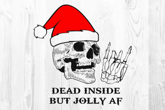 Dead Inside but Christmas Graphics for Your Seasonal Illustrations