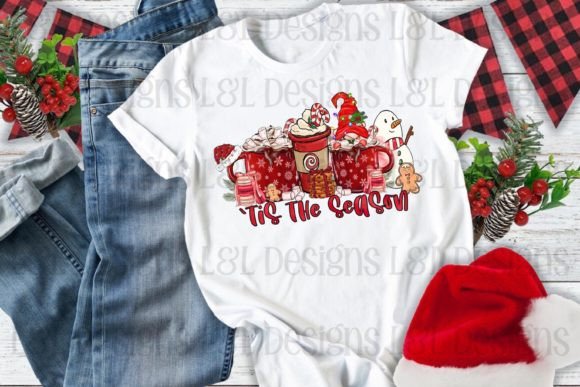 Gnome Coffee Holiday Graphics for Festive Brand Illustrations